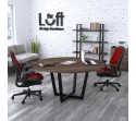 Стол для переговоров D-1600 Loft design Орех Модена